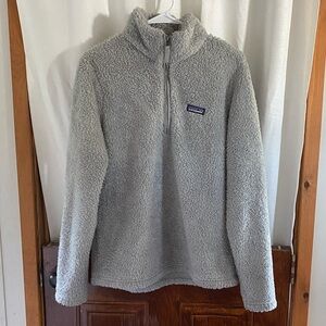Patagonia Light Gray Fleece Pullover